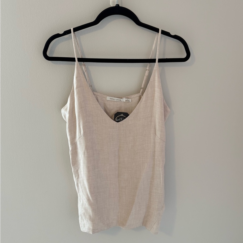 Women's Beige Tank Top